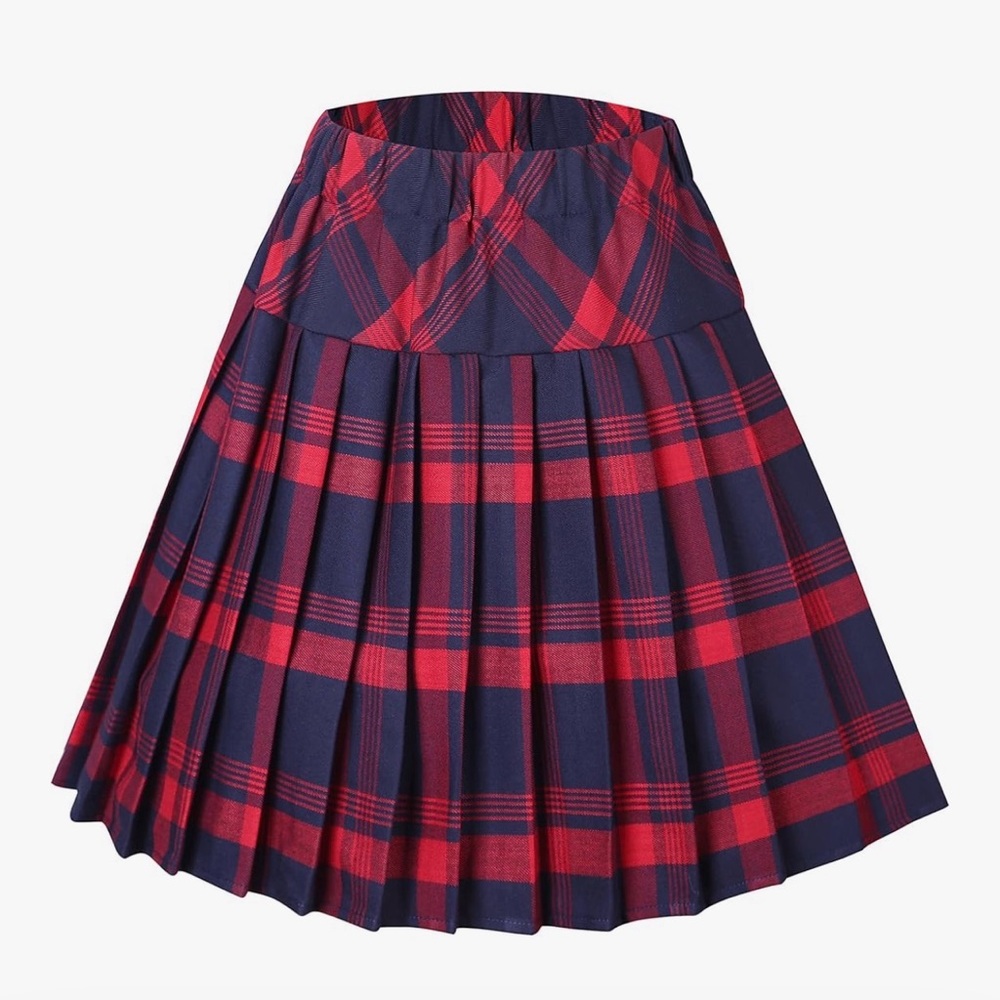❤️💙 NWT Plaid Pleated Tartan Skirt Medium
